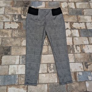 Worthington Women's Large Black White Polyester Pants